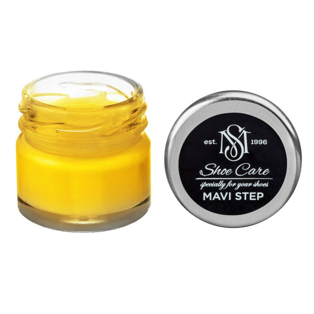 MAVI STEP Multi Oil Balm Suede and Nubuck Renovator Cream 107 Bright Yellow