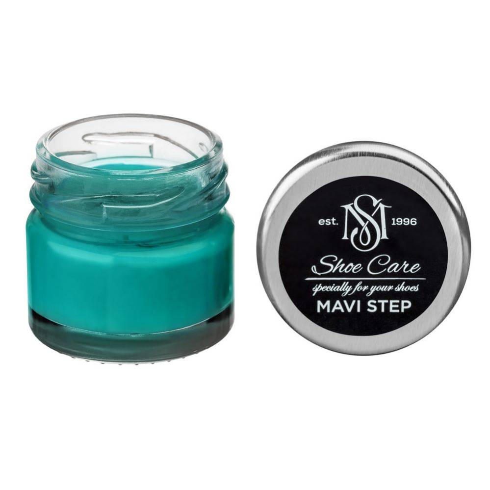 MAVI STEP Multi Oil Balm Suede and Nubuck Renovator Cream 165 Bright Turquoise
