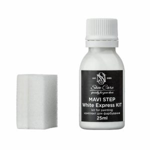 Фарба для шкіри біла з аплікатором MAVI STEP White Express Kit