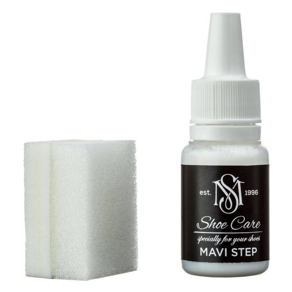 MAVI STEP White Express Kit Shoe Dye with Sponge 0.34 fl oz