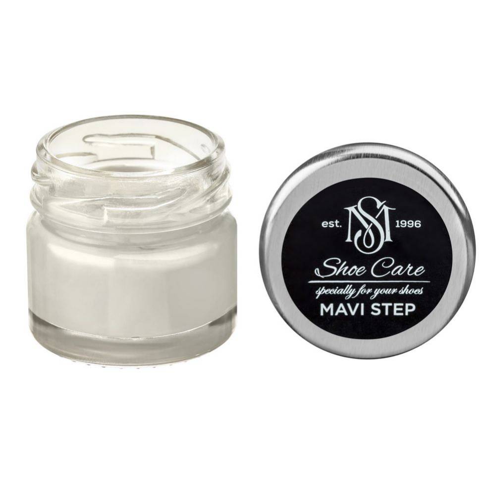 MAVI STEP Creme de Beaute Wax-Based Leather Shoe Cream 119 Pale Grey 0.85 fl oz