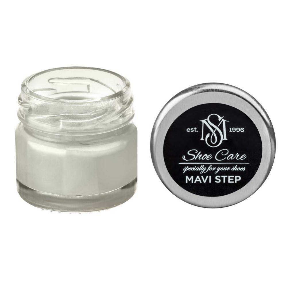 MAVI STEP Creme de Beaute Wax-Based Leather Shoe Cream 140 Misty Grey 0.85 fl oz