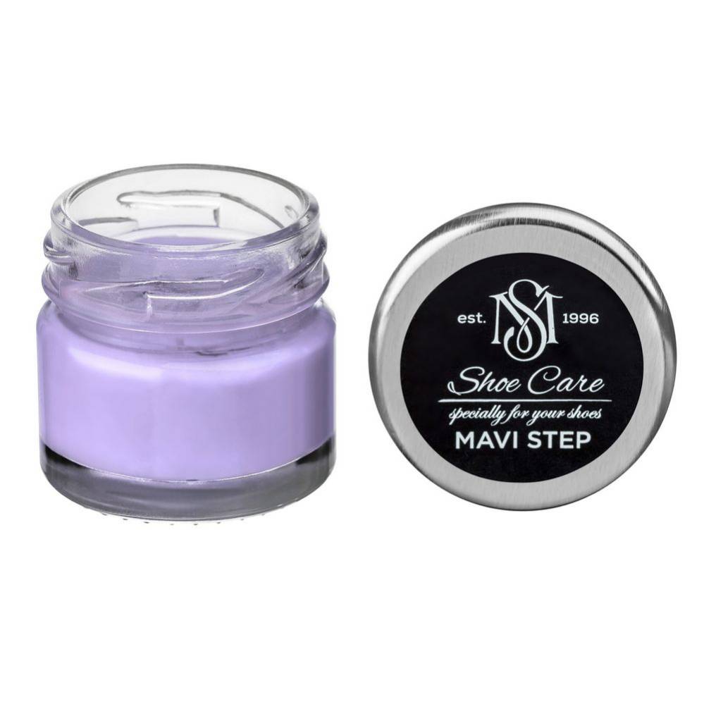 MAVI STEP Creme de Beaute Wax-Based Leather Shoe Cream 155 Lilac 0.85 fl oz
