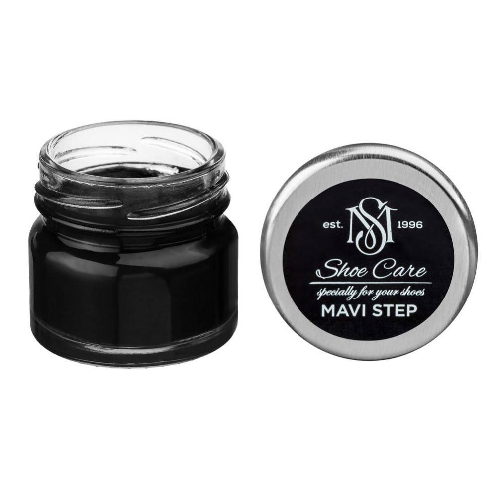 MAVI STEP Creme de Beaute Wax-Based Leather Shoe Cream 174 Deep Brown 0.85 fl oz