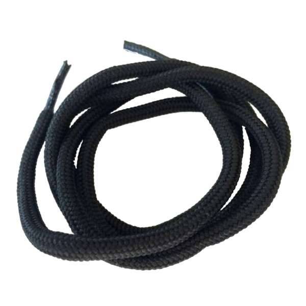 MAVI STEP Boots Thick Round Shoe Laces 118 Black 59 inches (150 cm)