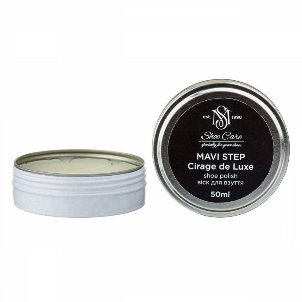 MAVI STEP Cirage de Luxe Leather Shoe Polish 1.69 fl oz 100 Neutral