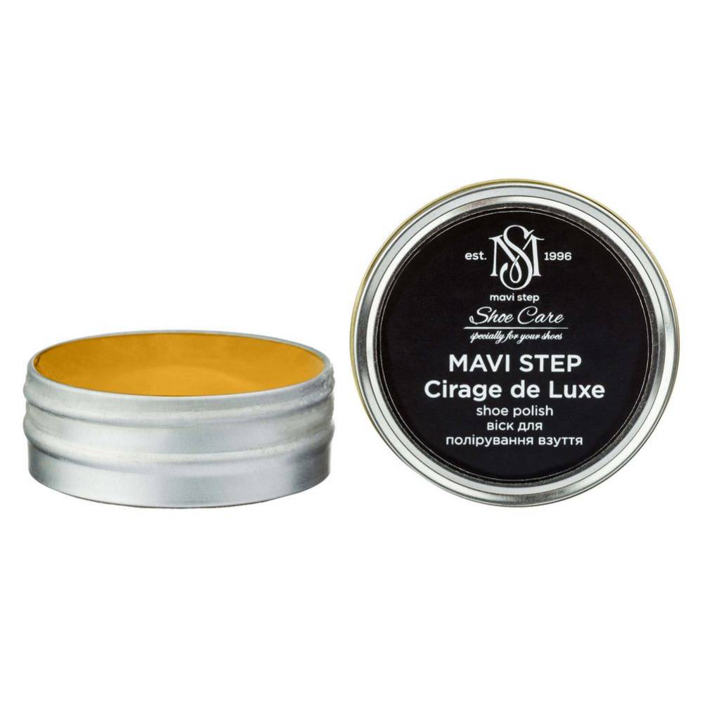 MAVI STEP Cirage de Luxe Leather Shoe Polish 0.85 fl oz 303 Red Sandy