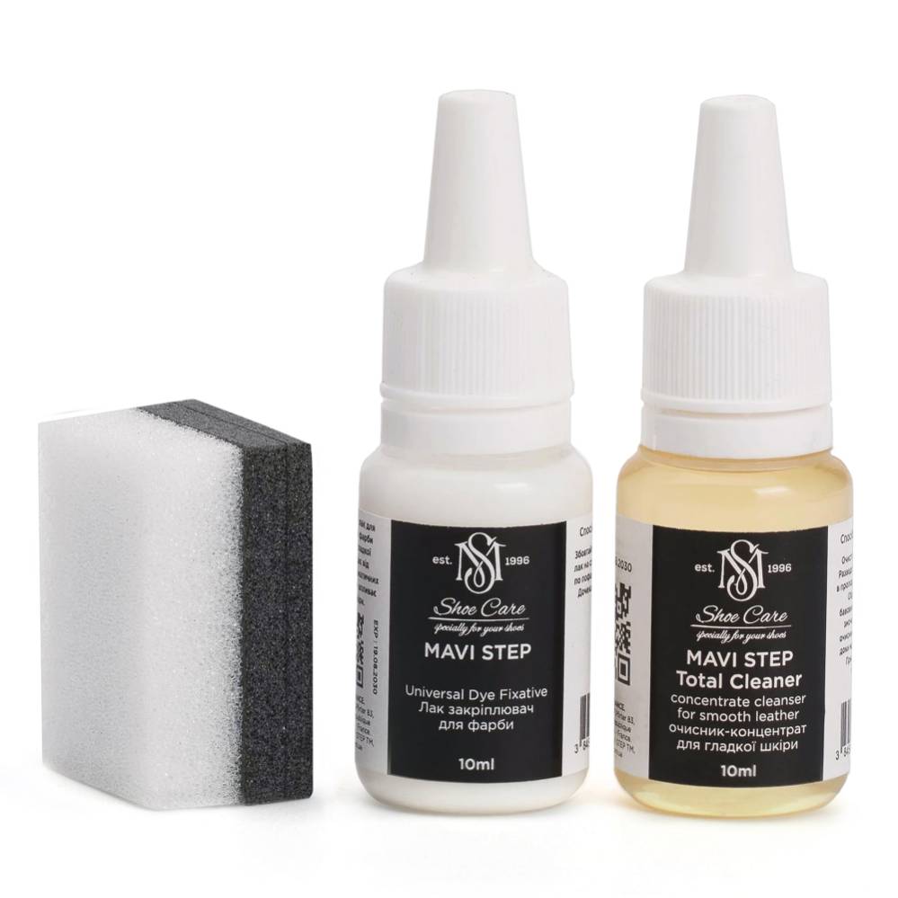 MAVI STEP Neo Trio Leather Treatment Kit for Pre- and Post-Dyeing | MAVI STEP USA MAVI STEP Neo Trio Leather Treatment Kit for Pre- and Post-Dyeing