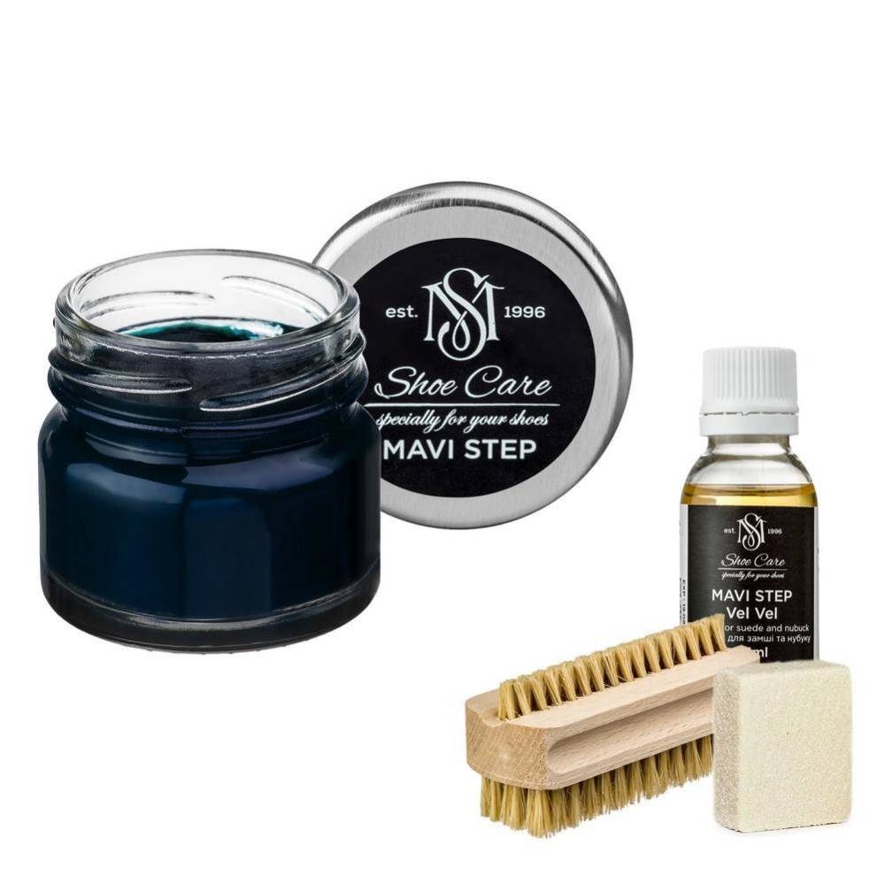 MAVI STEP Aurora Suede and Nubuck Shoe Care Kit 116 Midnight