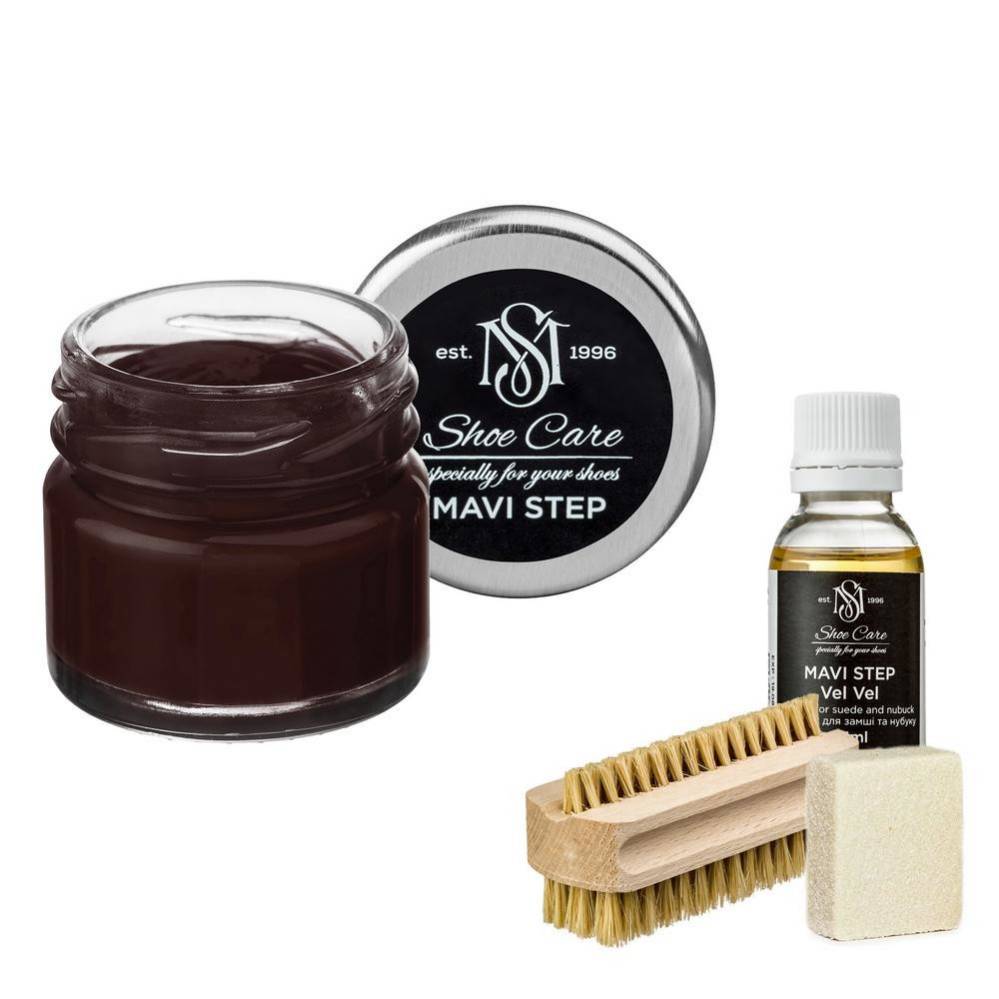 MAVI STEP Aurora Suede and Nubuck Shoe Care Kit 159 Raisin