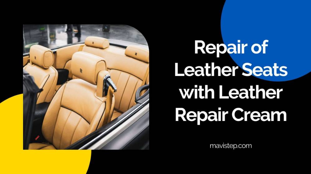 Repair of Leather Seats with Leather Repair Cream