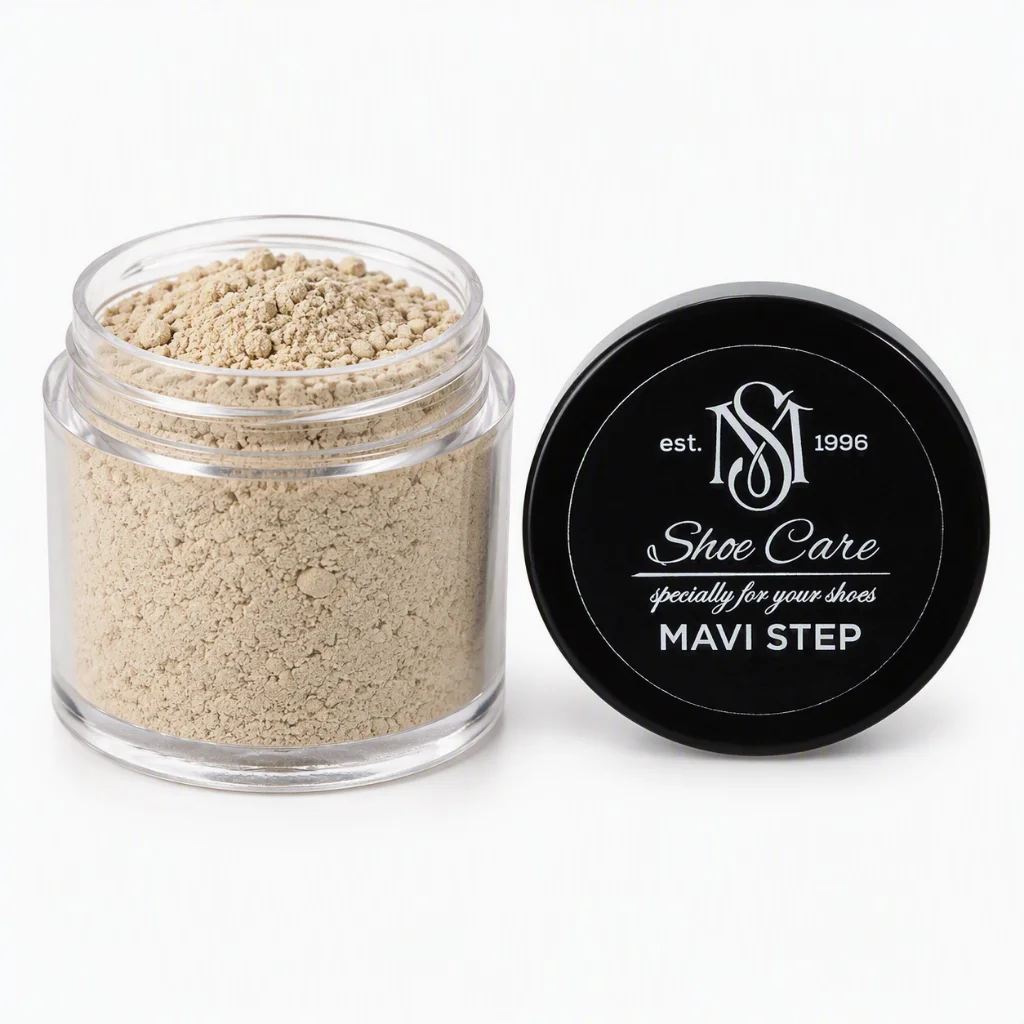 MAVI STEP Mineralis Polvo Quitamanchas Mineral en Seco para Cuero y Ante | MAVI STEP USA MAVI STEP Mineralis Polvo Quitamanchas Mineral en Seco para Cuero y Ante